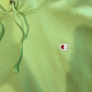 Light green Champion hoodie
